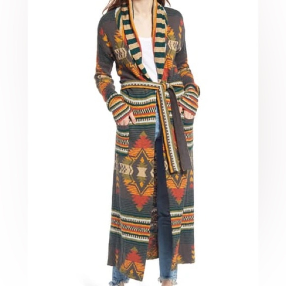 Faherty Paloma Duster Cardigan Size Large